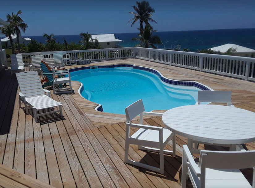 Barefoot Bay pool and deck